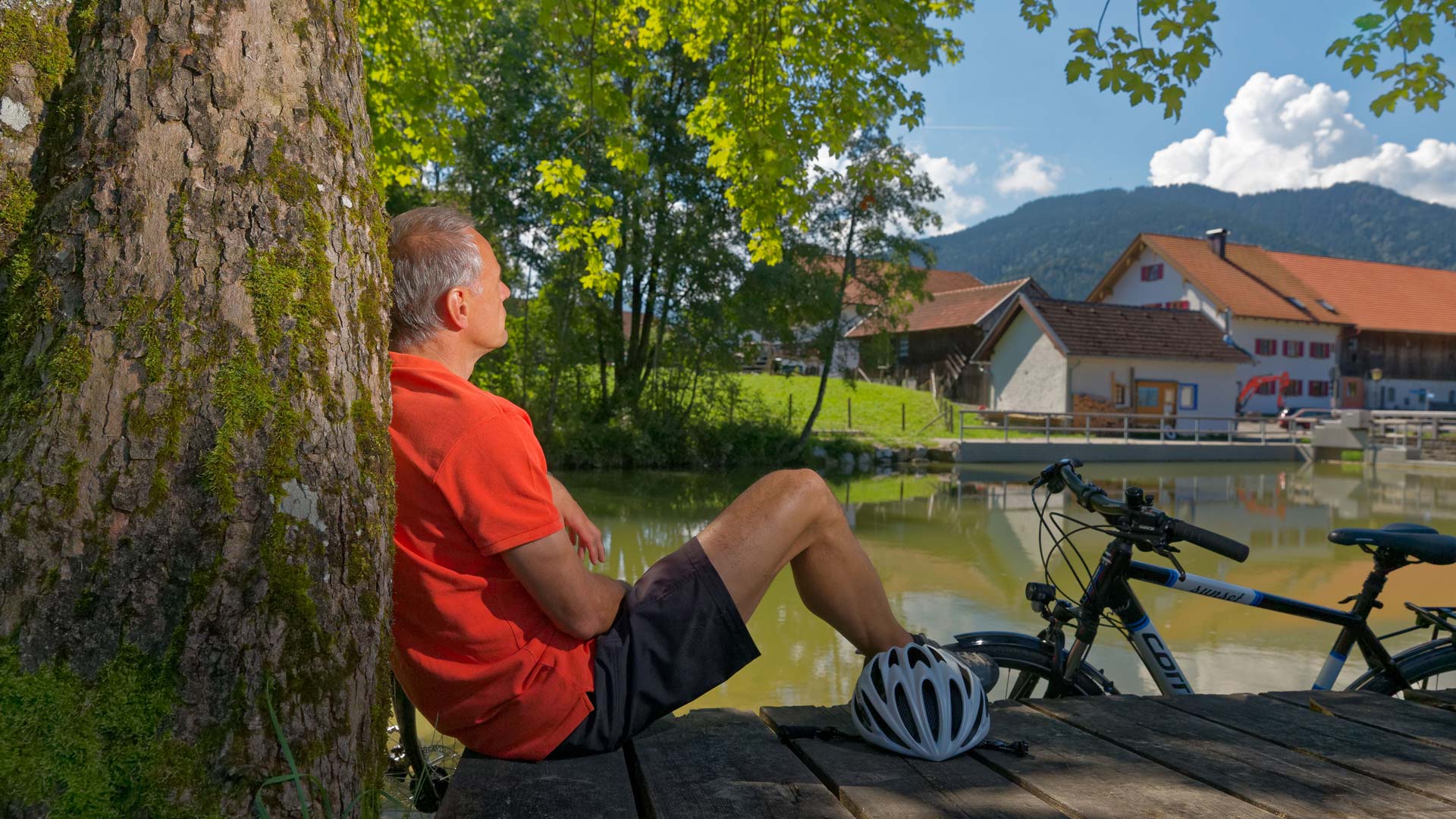 Der Bodensee-K  nigssee-Radweg den Ammergauer Alpen